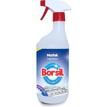 Borsil Mutfak Yağ Sökücü 800 ML Konsantre Güçlü Yağ Çözücü Nano Teknoloji Ankastre Ve Davlumbaz Temizleyici
