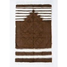 Kilim Co. Tiftik Yünden El Dokuma Siirt Battaniyesi 80X120 cm (0.96 M²)