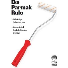 Sgs Eko Parmak Rulo 10Cm Saten ve Su Bazlı Boyalar İçin 1 Adet Ergonomik Kullanım Sgs6010