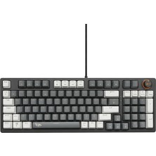 Gameagle Numpadli Kablolu Rgb Mekanik Gaming Klavye Mavi Switch Knob Kontrollü Double Shot Örgü Kablolu Oyuncu Klavyesi