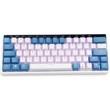 Gameagle 64 Tuşlu RGB 3 Modlu Gaming Klavye Bluetooth + 2.4g + Type-C Şarjlı N-Key Rollover, Anti Ghosting Oyuncu Klavyesi