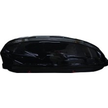 Araç Üstü Kapalı Tabut Bagajı 400LT Siyah Titan Universal Dmb