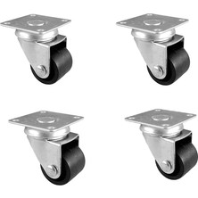 Burak Teker Burak Casters 28MM Tablalı Bavul Tekerleği 0272SPS -4 Adet