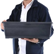 Poliva Home Villa Balkon Saksı 10 Lt 3'lü Set Antrasit