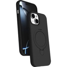TeknoKapsül Iphone 14 Magsafe Standlı Kapak - Siyah