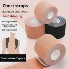 Munico 3 Adet Elastik Kumaş Göğüs Çıkartmaları Kadınlar Için Görünmez Kendinden Yapışkanlı Kaldırma Bandı