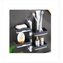Bulut 4 Katlı Pratik Katmanlı Banyo Organizer Standı Fonksiyonel Banyo Düzeni