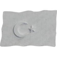 Ehobici Türk Bayrağı Figür 8,5x5,5cm