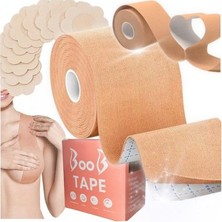 Munico 2 Adet Göğüs Şekillendirme Bandı Göğsü Kaldırma Göğüs Ucu Pedleri Push Up Ten Rengi Göğüs Bandı