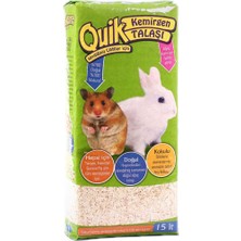 Quik 15 Lt Kemirgen Talaşı, Doğal ve Yüksek Kalite ile Evcil Dostlar İçin İdrar ve Koku Kontrolü