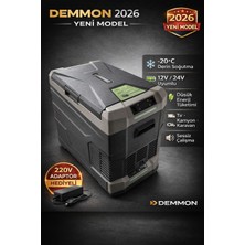 50 Lt Tek Kapak Oto Buzdolabı -20°c Derin Dondurucu 12V,24V,220V Uyumlu 🎁 220V Ac Adaptör Hediyeli