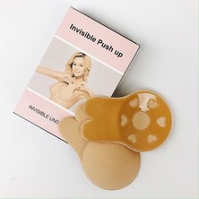 Munico 3 Çift Tavşan Kulaklı Push-Up Silikon Göğüs Ucu Kapakları Nefes Alabilen Görünmez Kaldırıcısütyen