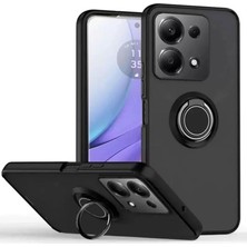 TeknoKapsül Redmi Note 13 4g Montreal Yüzüklü Silikon Kapak - Siyah