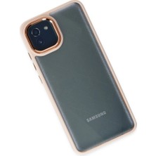 Senson Samsung Galaxy A03 Kılıf Dora Kapak - Pudra