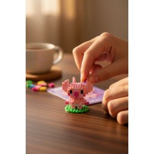 Hk Nova Mini Angel Stitch Yapboz LEGO Seti Çiftler Için Eğlenceli Zaman Geçirme Hediyesi