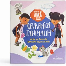 Martı Çevremizi Tanıyalım Biz Ikimiz Arda ve Ceren  Ile Etkinlikli Boyama Kitapları