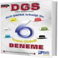 TeknoKapsül Altı Şapka Yayınları Dgs Altı Şapka 6 Çözümlü Deneme