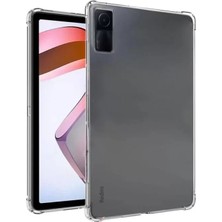 TeknoKapsül Redmi Pad Se 4g Kılıf Anti Shock Tablet Silikon - Şeffaf