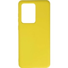 Olinea Galaxy S20 Kılıf Nano Içi Kadife Silikon - Sarı