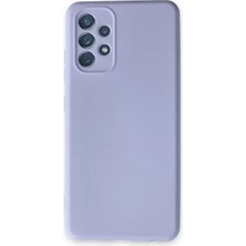 Olinea Galaxy A13 4g Kılıf Nano Içi Kadife Silikon - Lila