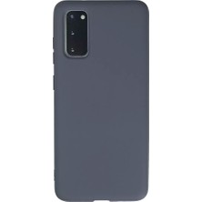 Olinea Galaxy S20 Kılıf Nano Içi Kadife Silikon - Gri
