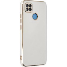 Olinea Redmi 9c Kılıf Volet Silikon - Beyaz