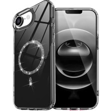 Olinea Iphone 16E Live Diamond Magsafe Kapak - Siyah