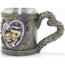 TeknoKapsül Paslanmaz Çelik Kalpli Kupa Bardak ALK1017