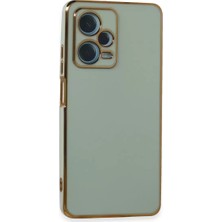 Olinea Redmi Note 12 Kılıf Volet Silikon - Yeşil