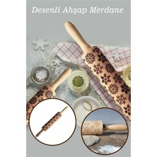 Desenli Ahşap Merdane