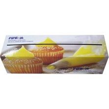  Krema Krem Şanti Sıkma Torbası Şeffaf Renk 26X50CM (72 Yaprak)