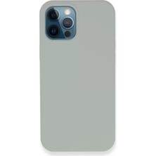 Olinea Iphone 12 Kılıf Lansman Legant Silikon - Gri