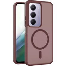 Olinea Redmi 15 4g Jota Magsafe Kapak - Bordo