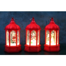 TeknoKapsül Yılbaşı Temalı Işıklı Kar Küresi ALK3218