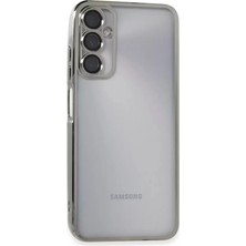 Olinea Galaxy A05S Kılıf Lensli Silikon - Gümüş