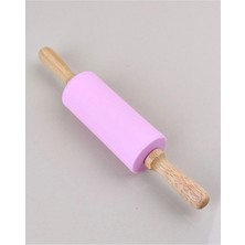 Ahşap Sapli Mini Silikon Merdane