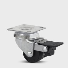 Burak Teker Burak Casters 35MM Ağır Yük Taşıyıcı Bilyeli Frenli Tekerlek 0352 Fps