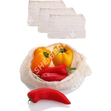 Taze Gıda Saklama Filesi - Taşıma Filesi 3lü Set