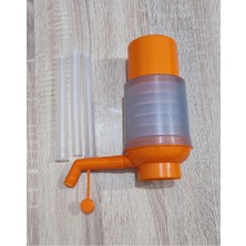 Damacana Su Pompası Manuel Turuncu Şeffaf