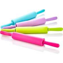 Lüx Renkli Silikon Merdane  Boy