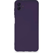 Olinea Galaxy A04 Kılıf Nano Içi Kadife Silikon - Mor