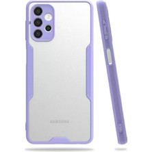 Olinea Galaxy A72 Kılıf Platin Silikon - Lila