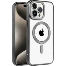 Olinea Iphone 15 Kılıf Kronos Magsafe Kapak - Siyah