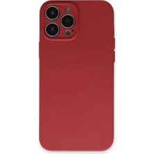 Olinea Iphone 13 Kılıf Nano Içi Kadife Silikon - Kiremit