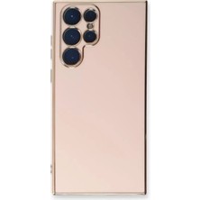 Olinea Galaxy S22 Kılıf Volet Silikon - Pembe