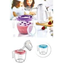  Kapaklı Çırpma Mikser Kabı