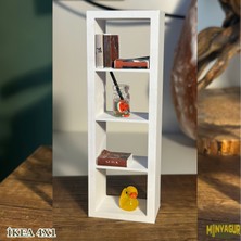 Mintigur Raf 4x1 Minyatür Dolap 1:12 Ölçek