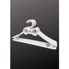 Bebek,çocuk 6'lı Bebek Askısı,fiyonk Bebek Kıyafet Askısı, Beyaz