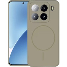 Olinea 15 Kılıf Jully Magsafe Kapak - Çöl Titanyum