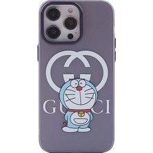 Olinea Iphone 14 Kılıf Desenli Kapak - Mor - 3